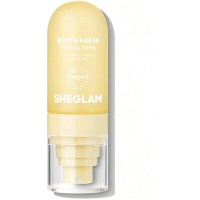 SHEIN Spray fijador de maquillaje mate y fresco, spray líquido-en-polvo ultra mate de larga duración para bloquear el maquillaje, control de grasa, sin grasitud, marca de belleza, maquillaje y cosmética para mujeres y niñas, perfecto para otoño e invierno SHEIN Spray fijador de maquillaje mate y fresco, spray líquido-en-polvo ultra mate de larga duración para bloquear el maquillaje, control de grasa, sin grasitud, marca de belleza, maquillaje y cosmética para mujeres y niñas, perfecto para otoño e invierno