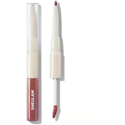 SHEIN Lápiz delineador y brillo de labios Lip Rules - Play Fair 2 en 1 Barra de labios líquida hidratante con alto pigmento, delineador de labios que reduce las líneas finas de los labios. Maquillaje de belleza, pintura facial y cosmética para mujeres y n SHEIN Lápiz delineador y brillo de labios Lip Rules - Play Fair 2 en 1 Barra de labios líquida hidratante con alto pigmento, delineador de labios que reduce las líneas finas de los labios. Maquillaje de belleza, pintura facial y cosmética para mujeres y n