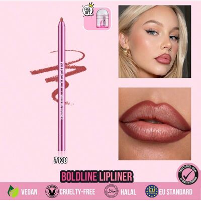 SHEIN MISSLYN 1 pieza Delineador de labios BoldLine, lápiz de labios mate altamente pigmentado, textura cremosa y suave, maquillaje de labios a prueba de manchas y de larga duración, contorno de labios definido e impecable, multi-tonos apto para principia SHEIN MISSLYN 1 pieza Delineador de labios BoldLine, lápiz de labios mate altamente pigmentado, textura cremosa y suave, maquillaje de labios a prueba de manchas y de larga duración, contorno de labios definido e impecable, multi-tonos apto para principia