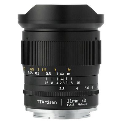 TTArtisan ojo de pez de 11 mm f/2,8 Canon EF TTArtisan ojo de pez de 11 mm f/2,8 Canon EF