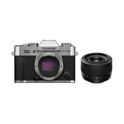Fujifilm X-T30 III + XC 13-33 mm f/3,5-6,3 OIS plata Fujifilm X-T30 III + XC 13-33 mm f/3,5-6,3 OIS plata