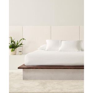 Bassols Bassols - Juego de funda nórdica algodón peinado mercerizado 250 hilos Jade Bassols. Blanco Cama 150 cm Bassols Bassols - Juego de funda nórdica algodón peinado mercerizado 250 hilos Jade Bassols. Blanco Cama 150 cm