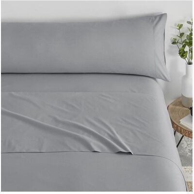 DONEGAL DONEGAL - Juego sábanas liso tacto extrasuave cama 90cm. Talla 135 x 190/200 cm DONEGAL DONEGAL - Juego sábanas liso tacto extrasuave cama 90cm. Talla 135 x 190/200 cm