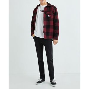 Tommy Jeans Tommy Jeans - Sobrecamisa de hombre de manga larga de cuadros. Hombre Rojo Talla 1 Tommy Jeans Tommy Jeans - Sobrecamisa de hombre de manga larga de cuadros. Hombre Rojo Talla 1