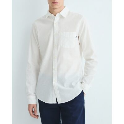 Dockers Dockers - Camisa de hombre de manga larga, slim fit.. Hombre Blanco Talla S Dockers Dockers - Camisa de hombre de manga larga, slim fit.. Hombre Blanco Talla S