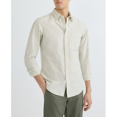 Dockers Dockers - Camisa de hombre de manga larga, slim fit.. Hombre Natural Talla S Dockers Dockers - Camisa de hombre de manga larga, slim fit.. Hombre Natural Talla S