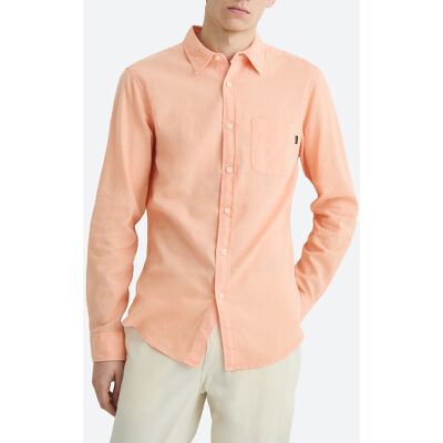 Dockers Dockers - Camisa de hombre de manga larga, slim fit.. Hombre Salmón Talla L Dockers Dockers - Camisa de hombre de manga larga, slim fit.. Hombre Salmón Talla L