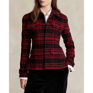 Polo Ralph Lauren Polo Ralph Lauren - Chaqueta de mujer de cuadros con bolsillos. Mujer Rojo Talla 36 Polo Ralph Lauren Polo Ralph Lauren - Chaqueta de mujer de cuadros con bolsillos. Mujer Rojo Talla 36