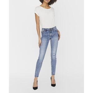 Vero Moda Vero Moda - Vaquero pitillo de mujer de cintura baja. mujer Azul Talla 42-44 - Largo 32 Vero Moda Vero Moda - Vaquero pitillo de mujer de cintura baja. mujer Azul Talla 42-44 - Largo 32