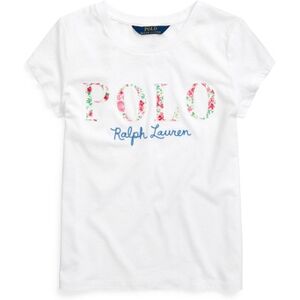 Polo Ralph Lauren Polo Ralph Lauren - Camiseta de niña en blanco con patch. Niña Blanco Talla 10 Años Polo Ralph Lauren Polo Ralph Lauren - Camiseta de niña en blanco con patch. Niña Blanco Talla 10 Años