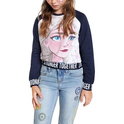 Desigual Desigual - Sudadera Elsa. Niña Talla 7-8 años - VERDADERO Desigual Desigual - Sudadera Elsa. Niña Talla 7-8 años - VERDADERO