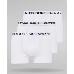G-Star Raw G-Star Raw - Paquete de tres calzoncillos blancos suaves y elásticos. Hombre Blanco Talla 56 G-Star Raw G-Star Raw - Paquete de tres calzoncillos blancos suaves y elásticos. Hombre Blanco Talla 56