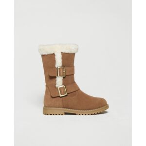 Sfera Sfera - Bota media serraje. niña Marrón Talla 36 Sfera Sfera - Bota media serraje. niña Marrón Talla 36