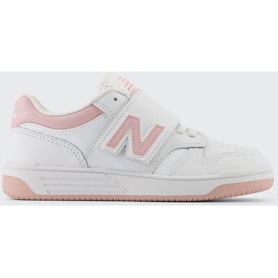 New Balance New Balance - Zapatillas casual de niños 480 New Balance. Niño Blanco / Rosa Talla 30 New Balance New Balance - Zapatillas casual de niños 480 New Balance. Niño Blanco / Rosa Talla 30