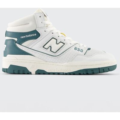 New Balance New Balance - Zapatillas casual de hombre 650 New Balance. Hombre Blanco / Azul petróleo Talla 45.5 New Balance New Balance - Zapatillas casual de hombre 650 New Balance. Hombre Blanco / Azul petróleo Talla 45.5