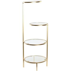 Fíjalo Fíjalo - Estante metal cristal dorado. Fíjalo Fíjalo - Estante metal cristal dorado.