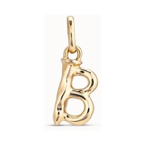 UNOde50 Charm bañado en oro de 18k de letra B DORADO U UNOde50 Charm bañado en oro de 18k de letra B DORADO U