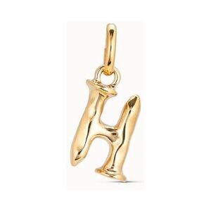 UNOde50 Charm bañado en oro de 18k de letra H DORADO U UNOde50 Charm bañado en oro de 18k de letra H DORADO U