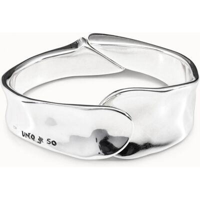 UNOde50 Brazalete bañado en plata de ley de estilo minimalista mujer Plateado M UNOde50 Brazalete bañado en plata de ley de estilo minimalista mujer Plateado M