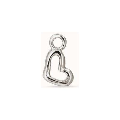 UNOde50 Charm Piercing Mini corazon bañado en plata de ley mujer Plateado U UNOde50 Charm Piercing Mini corazon bañado en plata de ley mujer Plateado U