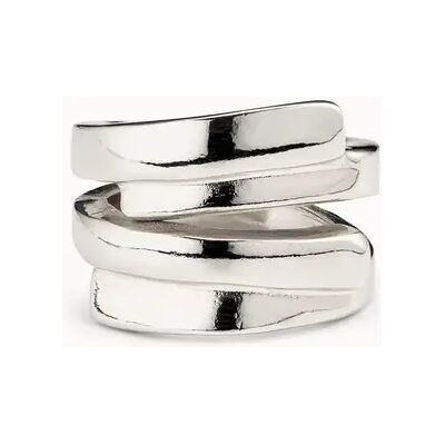 UNOde50 Anillo irregular bañado en plata de ley Plateado 18 UNOde50 Anillo irregular bañado en plata de ley Plateado 18