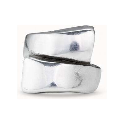 UNOde50 Anillo en espiral bañado en plata de ley Plateado 18 UNOde50 Anillo en espiral bañado en plata de ley Plateado 18