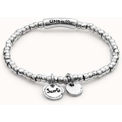 UNOde50 Pulsera bañada en plata de ley con Charms Integrados Plateado S UNOde50 Pulsera bañada en plata de ley con Charms Integrados Plateado S