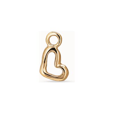 UNOde50 Charm Piercing corazon hueco bañado en oro mujer Dorado U UNOde50 Charm Piercing corazon hueco bañado en oro mujer Dorado U