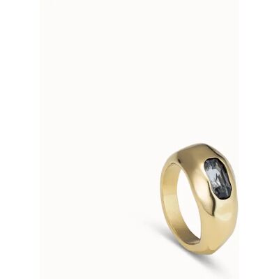 UNOde50 Anillo bañado en oro 18k Gris 15 UNOde50 Anillo bañado en oro 18k Gris 15