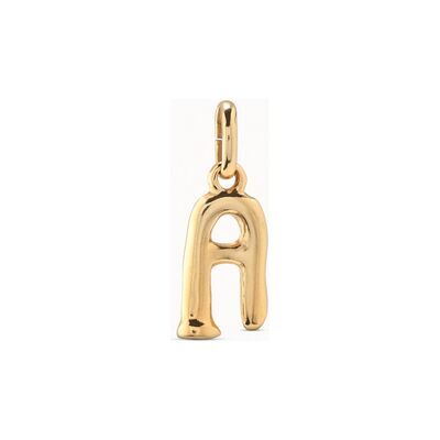UNOde50 Charm bañado en oro de 18k de letra A mediana Dorado U UNOde50 Charm bañado en oro de 18k de letra A mediana Dorado U