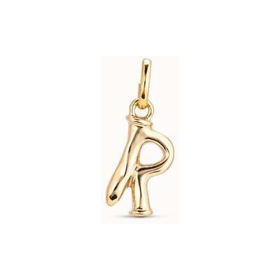 UNOde50 Charm bañado en oro de 18k de letra R mediana Dorado U UNOde50 Charm bañado en oro de 18k de letra R mediana Dorado U