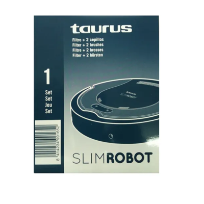 Set filtro y cepillo para aspirador robot Taurus Slim Robot Set filtro y cepillo para aspirador robot Taurus Slim Robot