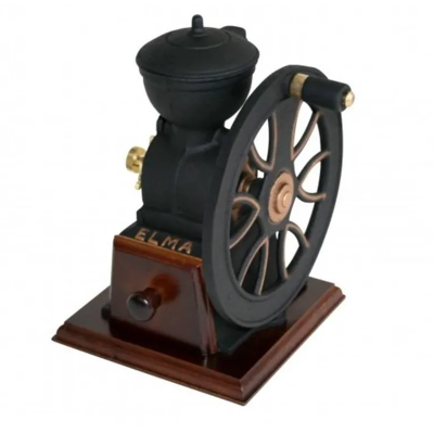 Molino De Café de Volante Elma Negro Molino De Café de Volante Elma Negro