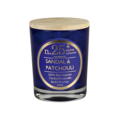 Cerabella vela vaso perf25 sandal-patchouli 7,5x9cm 1ud. Cerabella vela vaso perf25 sandal-patchouli 7,5x9cm 1ud.