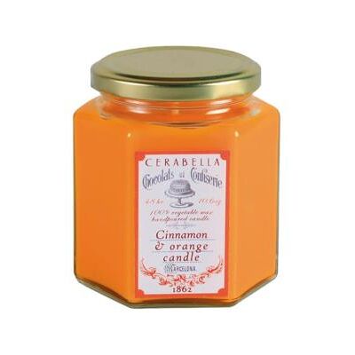 Cerabella vela tarro sucreg11 cinnamon-orange 8x10cm 1ud. Cerabella vela tarro sucreg11 cinnamon-orange 8x10cm 1ud.