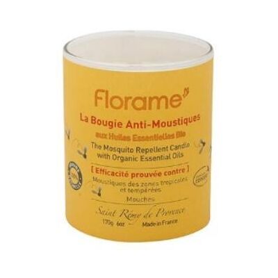 Florame vela ambiental antimosquitos 170gr. Florame vela ambiental antimosquitos 170gr.
