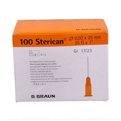 B. braun vetcare agujas sterican 25g / 0,5x25mm naranja 100ud vet B. braun vetcare agujas sterican 25g / 0,5x25mm naranja 100ud vet