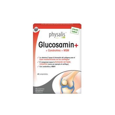 Physalis Glucosamina+Condroitina+MSM 60 comprimidos Physalis Glucosamina+Condroitina+MSM 60 comprimidos