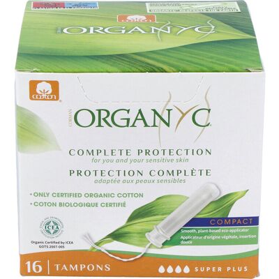 Tampones Organyc Orgánicos Súper Plus - Pack de 16 Tampones Organyc Orgánicos Súper Plus - Pack de 16