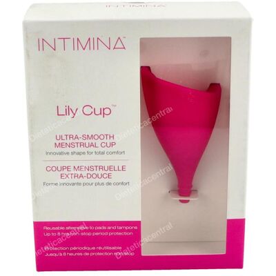 INTIMINA Lily Cup B - Copa Menstrual, Reutilizable, Protección 8h INTIMINA Lily Cup B - Copa Menstrual, Reutilizable, Protección 8h