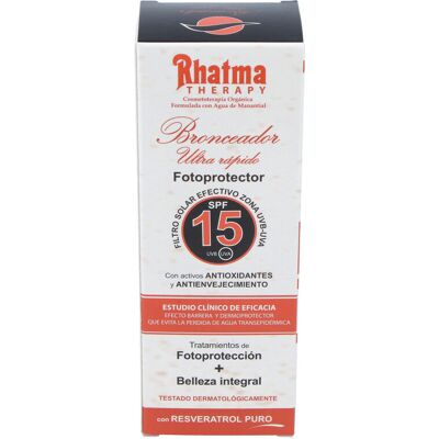 Rhatma F15 Solar Bronceador Ultra Rápido - SPF 15 - Protector Solar Rhatma F15 Solar Bronceador Ultra Rápido - SPF 15 - Protector Solar