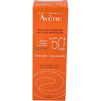Avene crema solar spf 50+ color 50ml. Avene crema solar spf 50+ color 50ml.