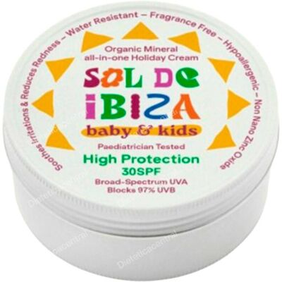 Sol de ibiza latita crema solar bebe 0 meses spf30 30 ml Sol de ibiza latita crema solar bebe 0 meses spf30 30 ml