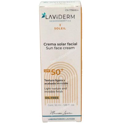 Lavigor Laviderm Protector Solar Facial SPF50 - Sin Aceite Lavigor Laviderm Protector Solar Facial SPF50 - Sin Aceite