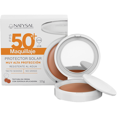 Natysal maquillaje protector solar en crema spf50+ polvera 10g Natysal maquillaje protector solar en crema spf50+ polvera 10g
