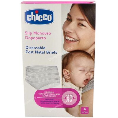 Chicco braga malla desechable post parto t/u 4un Chicco braga malla desechable post parto t/u 4un