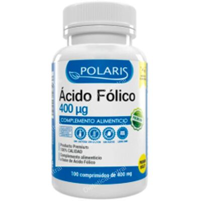 Ácido Fólico Polaris 400mcg - 100 Comprimidos Ácido Fólico Polaris 400mcg - 100 Comprimidos
