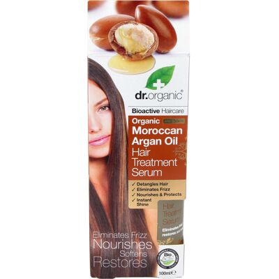 Sérum de Tratamiento Capilar de Aceite de Argán de Dr Organic - Orgánico, Nutritivo, Control del Frizz Sérum de Tratamiento Capilar de Aceite de Argán de Dr Organic - Orgánico, Nutritivo, Control del Frizz