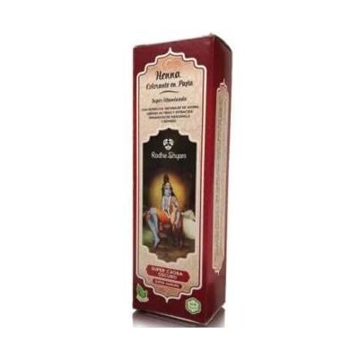 Radhe shyam henna pasta super caoba oscuro 200gr. Radhe shyam henna pasta super caoba oscuro 200gr.