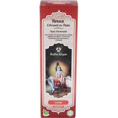 Radhe Shyam Henna Pasta Caoba 200ml - Tinte para cabello Radhe Shyam Henna Pasta Caoba 200ml - Tinte para cabello